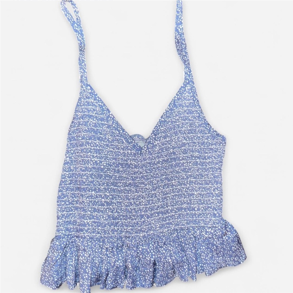 Tilly’s Cropped Ruched Tank Top